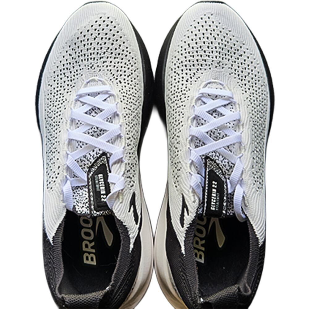 Brooks Glycerin StealthFit 22 Running Shoes 120437 White/Black Women's 9M NIB - Picture 9 of 10